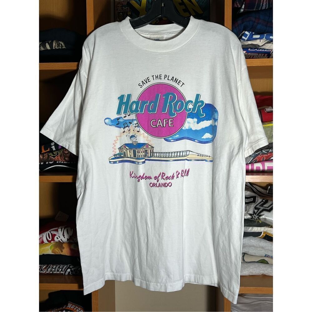 Vintage 90s Hard Rock Cafe Orlando Kingdom Tee